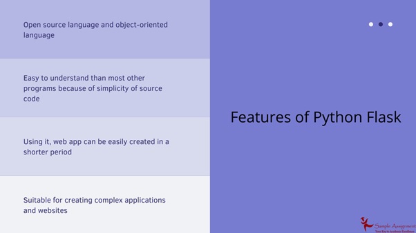 features of python flask