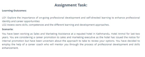 HND assignment task Canada