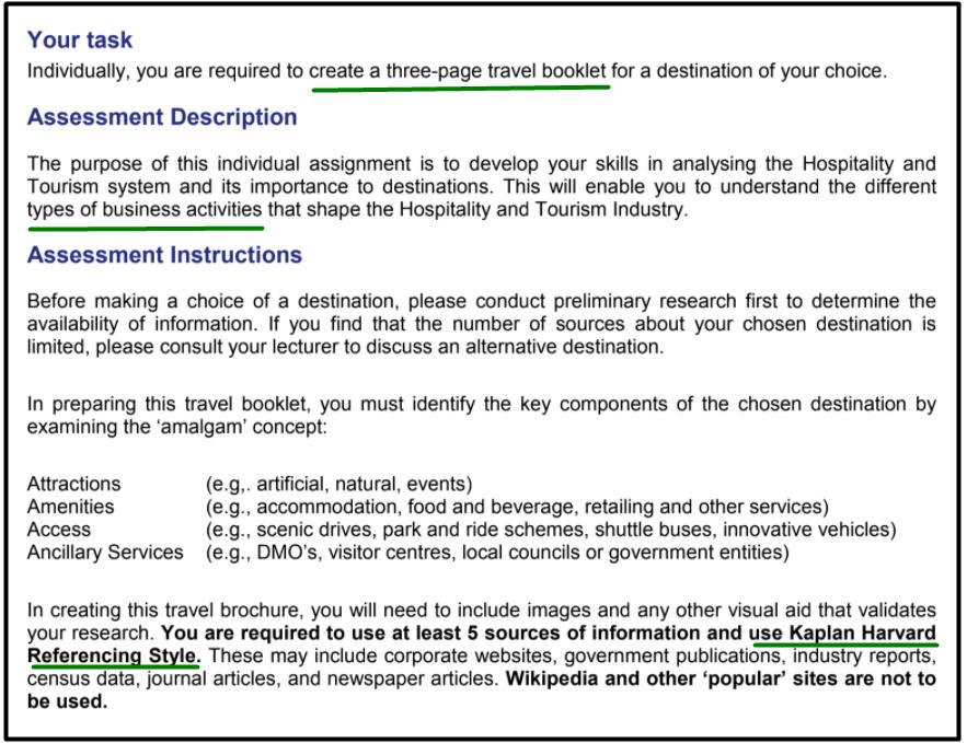 hospitality management assignment answer