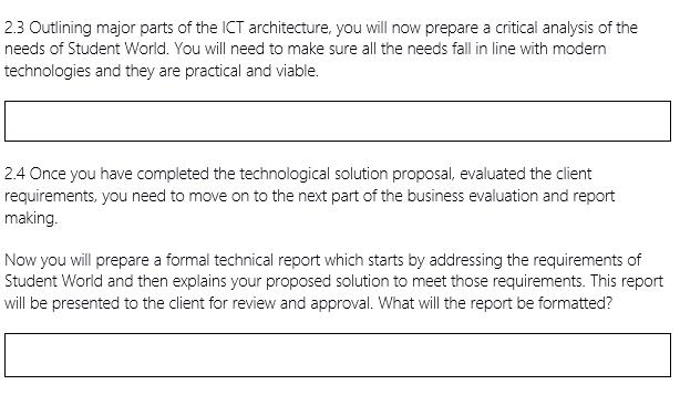 internet technologies assignment sample