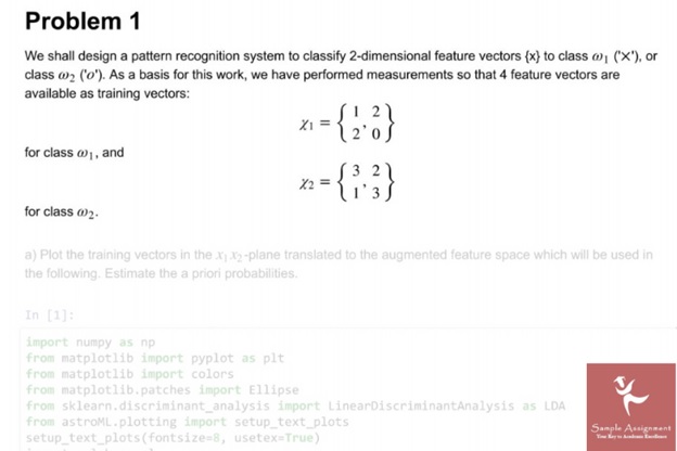 machine learning assignment question sample