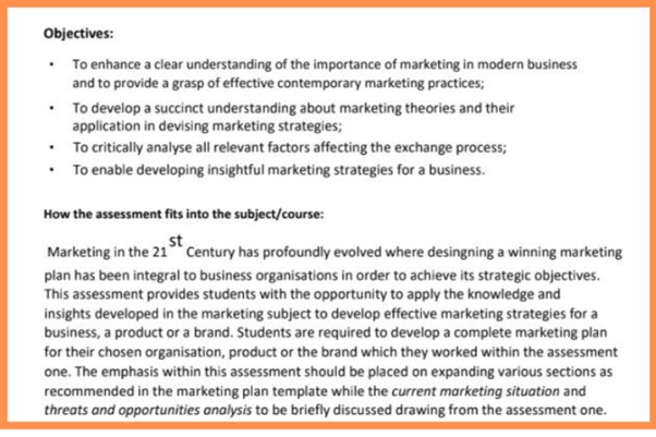 marketing environment analysis assignment question