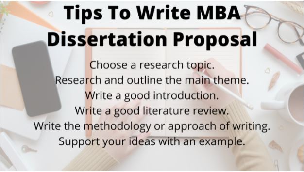 mba dissertation proposal help uk