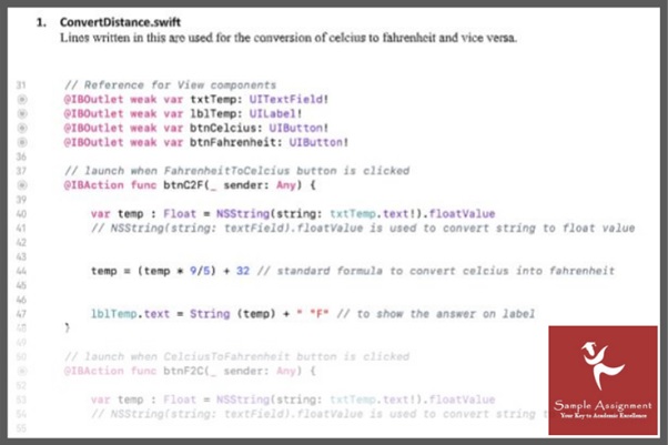 online ios assignment sample assignment