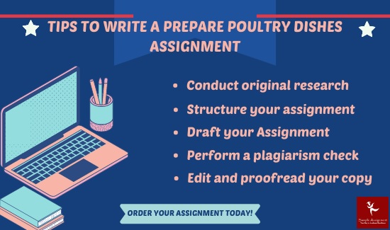 prepare poultry dishe assignment help