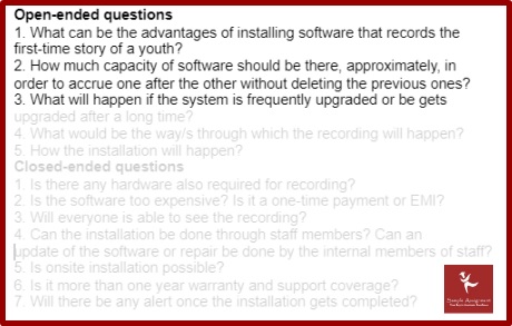 requirements gathering assignment sample