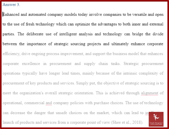 supermarket assignment sample answer 3