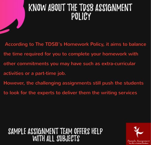 tdsb assignment help service Canada