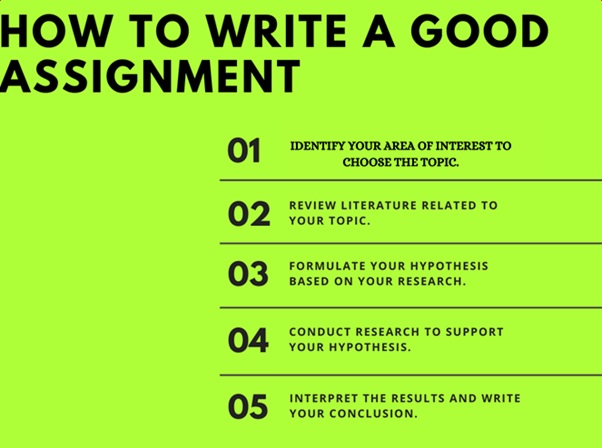 write good assignment