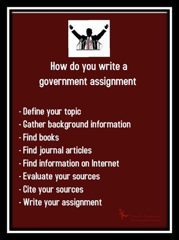 write government assignment uk