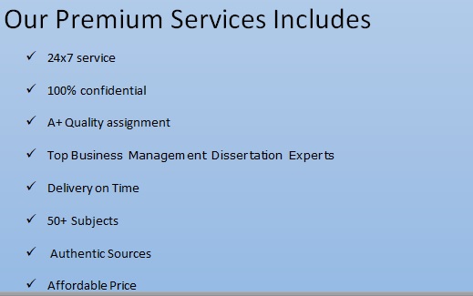 Business Management Dissertation service uk