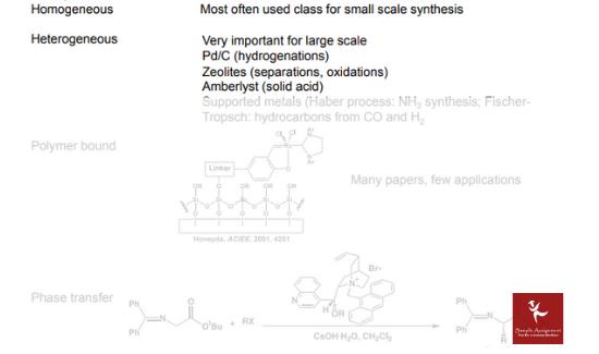 catalytic processes assignment solution