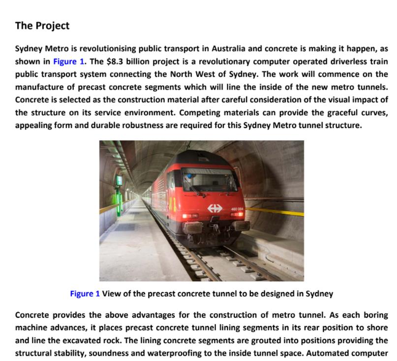 concrete technology assignment sample