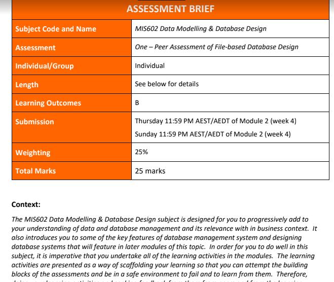 database design fundamentals assignment help uk