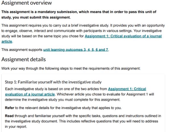 developmental psychology assignment help sample