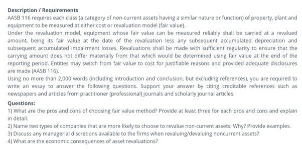 economic consequences assignment question