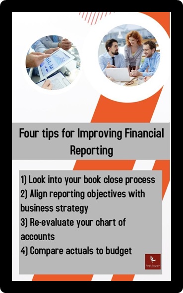 four tips for improving financial reporting