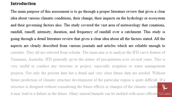 hydrology assignment help introduction