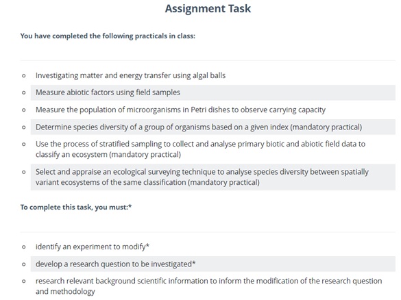 ichthyology assignment help service sample task