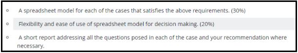 it for financial decisions report writing help sample question