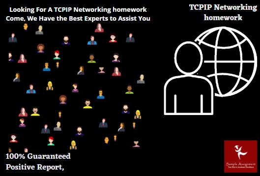 looking for a tcpip networking homework come we have the best experts to assist you