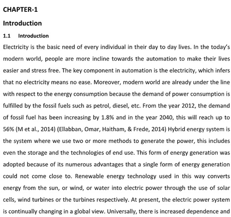 mechanical engineering technical report writing chapter