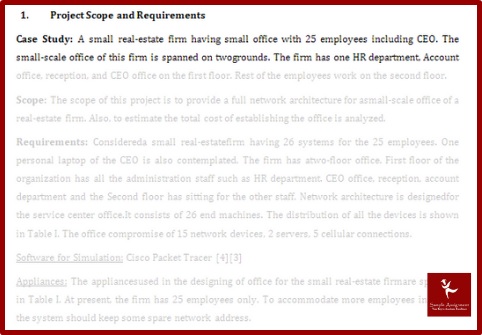 network routing protocols assignment sample project scope and requirements