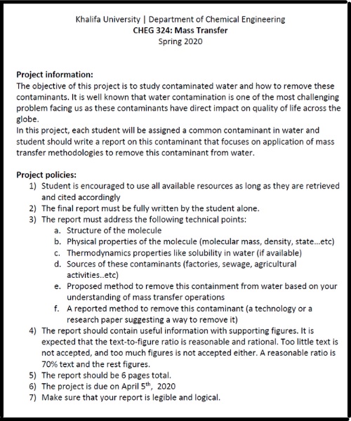 physical chemistry assignment help sample