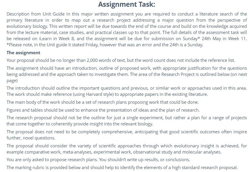 psylogenetic assignment sample