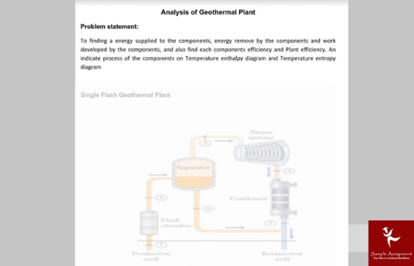 st francis xavier university assignment analysis of geothermal plant