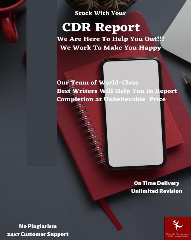 stuck with your cdr report