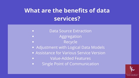 what are the benefits of data services