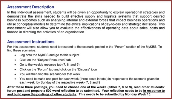 worcester university assessment description