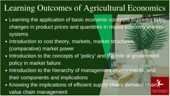 agricultural economics assignment