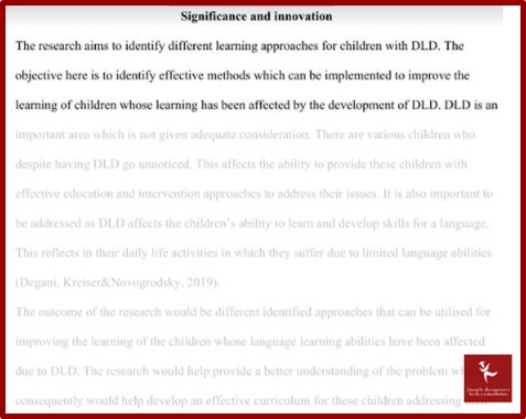 applied linguistics and TESOL assignment sample signification and innovation