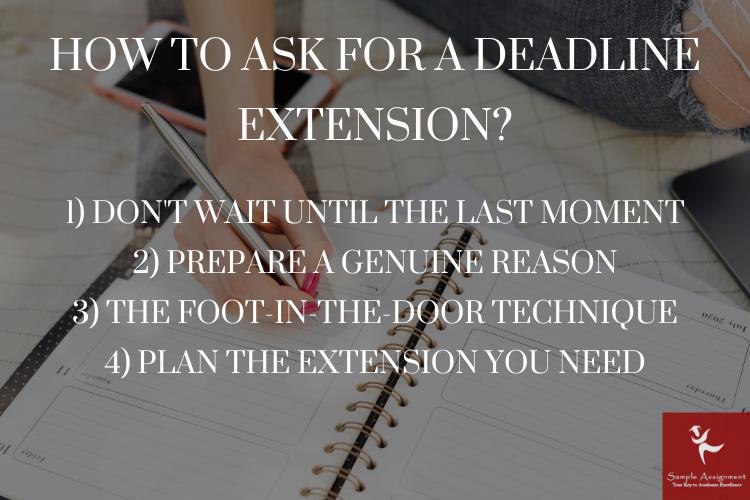 assignment deadline extension