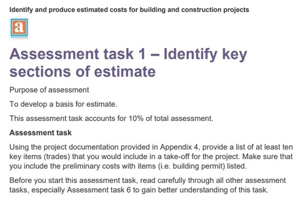 construction dissertation assessment task