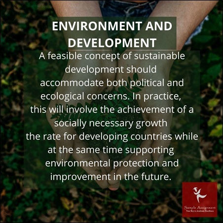 environment and development homework help