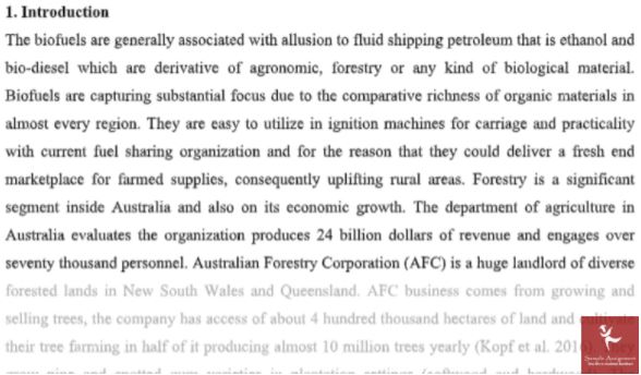 forestry homework help usa sample answer