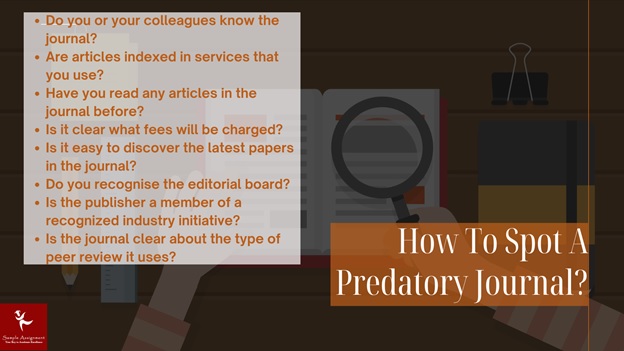 how to spot a predatory journal