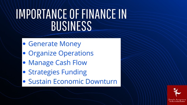 importance of finance in business