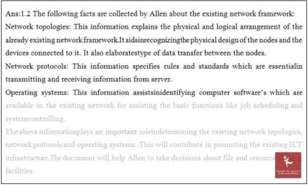 internet technologies homework sample solution