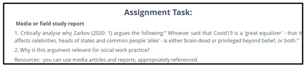 linguistics assignment sample task