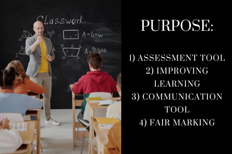 marking rubric purpose