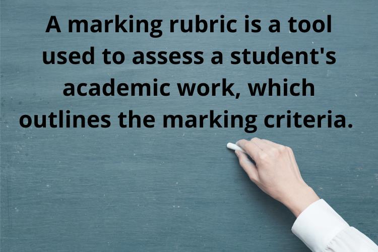 marking rubric tool