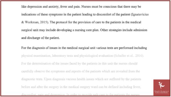 medical science homework sample online