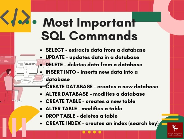 most important sql commands