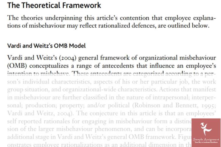 organizational justice assignment answer canada