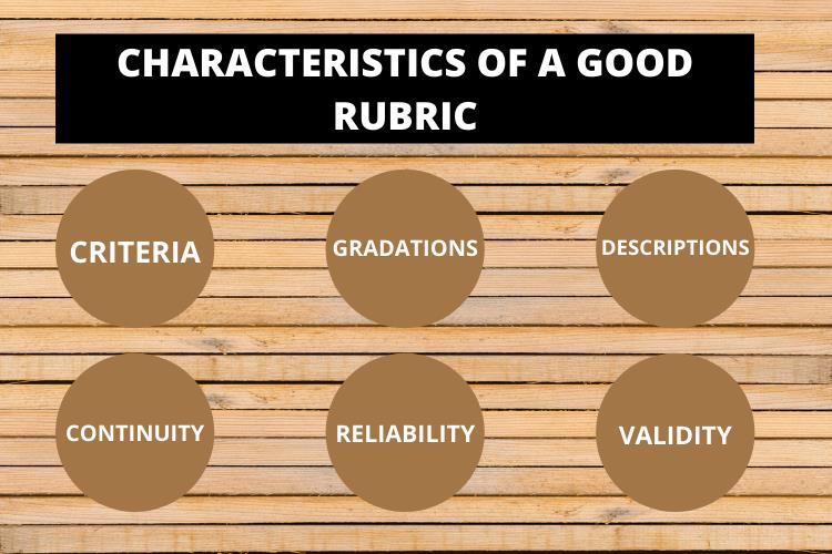 rubric characteristics