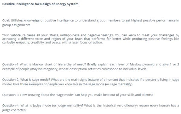 sage assignment sample